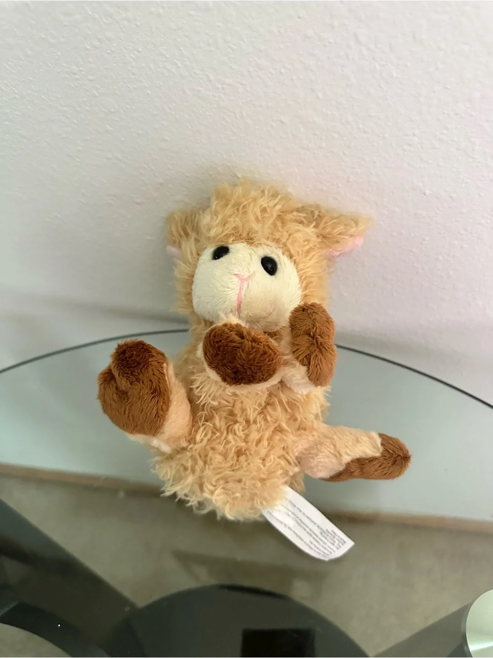 Plush stuffed animal - Cream and Brown
